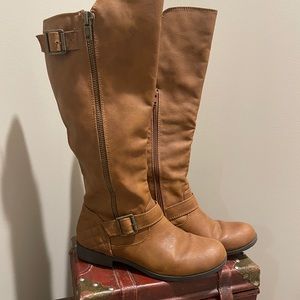 Light brown Knee high boots